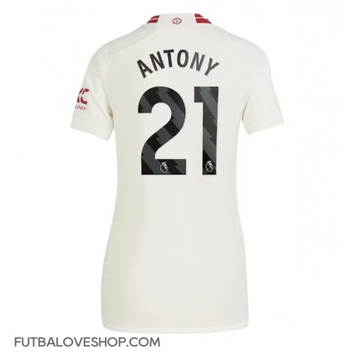 Dres Manchester United Antony #21 Tretina pre Ženy 2023-24 Krátky Rukáv